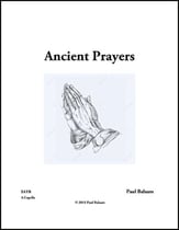 Ancient Prayers SATB choral sheet music cover